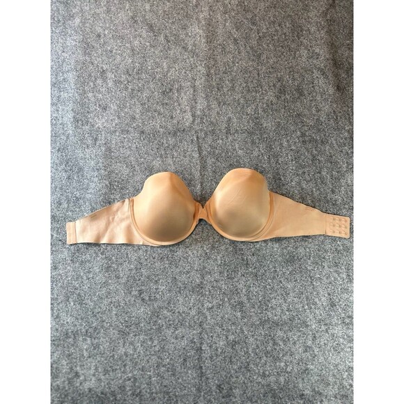 Victoria’s Secret Women Bra 34DD Beige Strapless Underwire T-Shirt Multiway - Picture 2 of 10